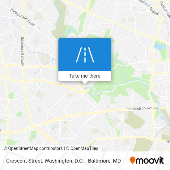 Crescent Street map
