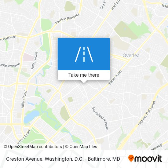 Creston Avenue map