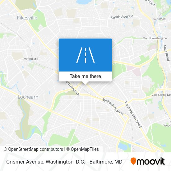 Crismer Avenue map