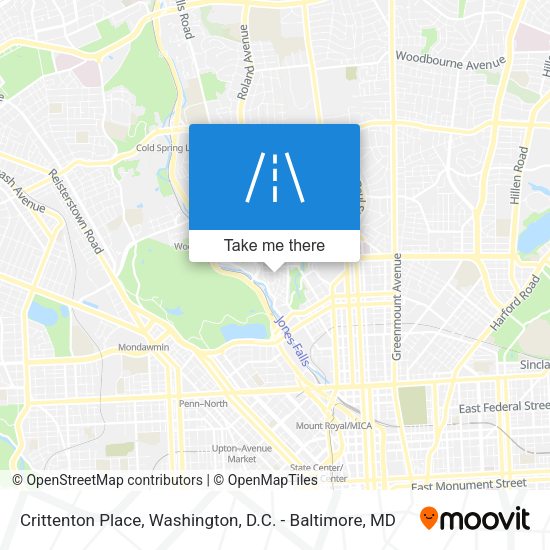 Crittenton Place map