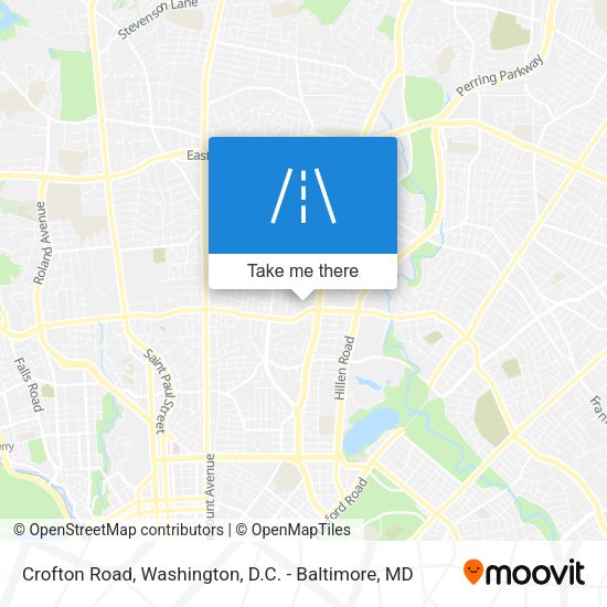 Crofton Road map