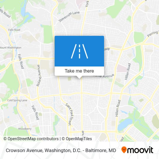Mapa de Crowson Avenue