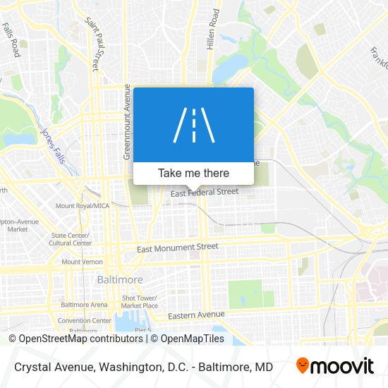 Crystal Avenue map