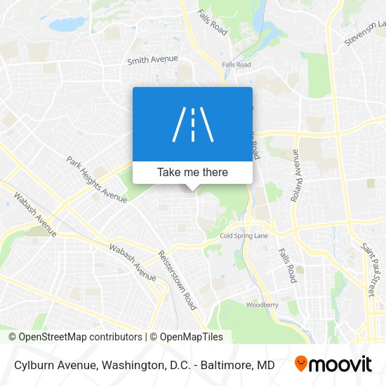 Cylburn Avenue map