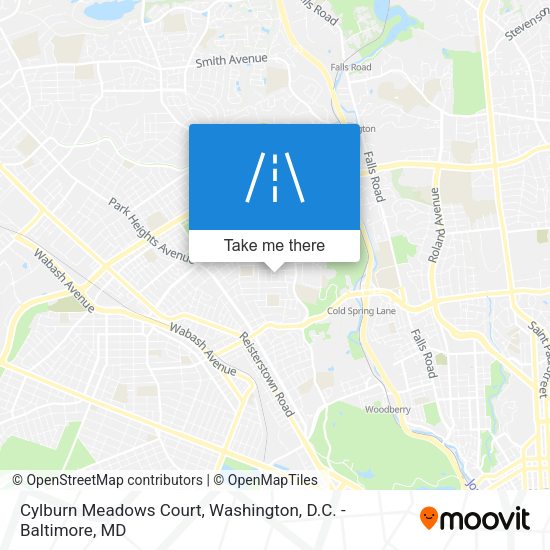 Mapa de Cylburn Meadows Court