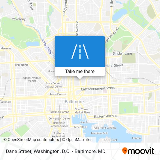 Mapa de Dane Street