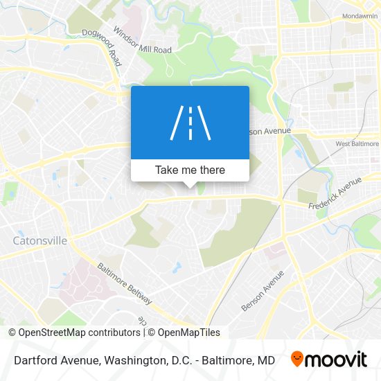 Mapa de Dartford Avenue