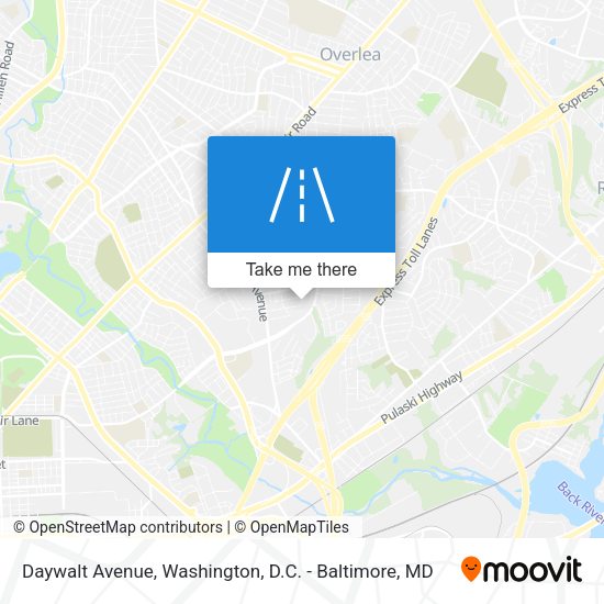 Daywalt Avenue map