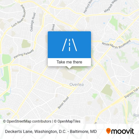 Deckerts Lane map