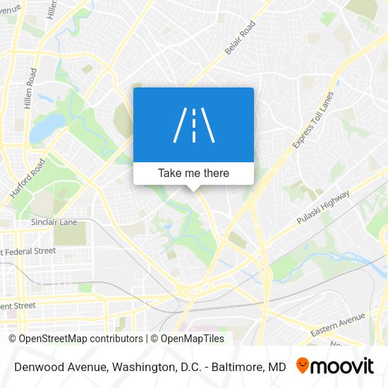 Denwood Avenue map