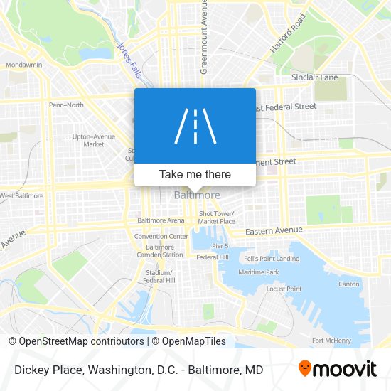 Dickey Place map