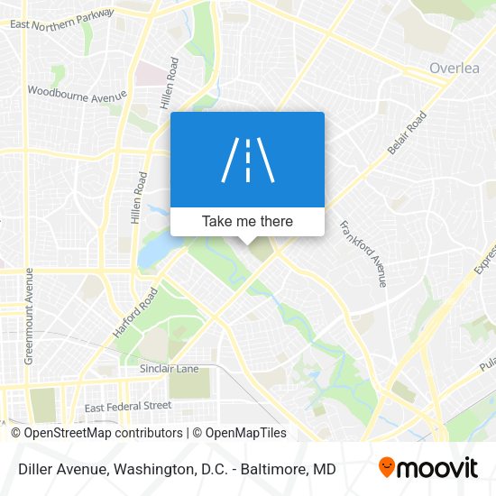 Diller Avenue map