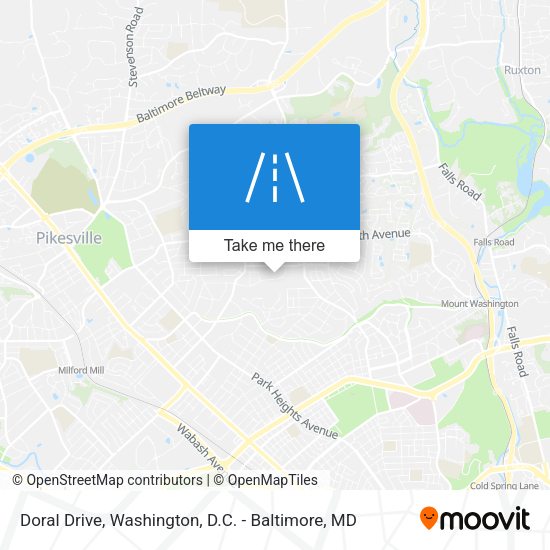 Doral Drive map
