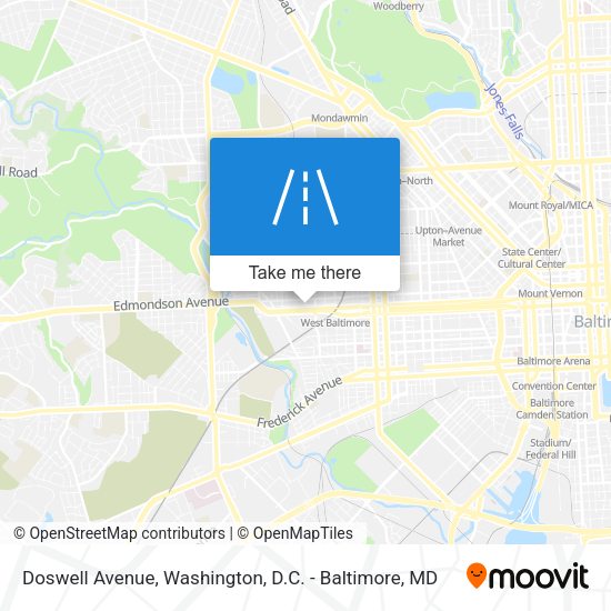 Doswell Avenue map