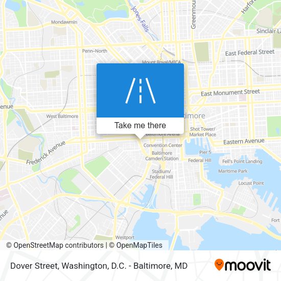 Mapa de Dover Street