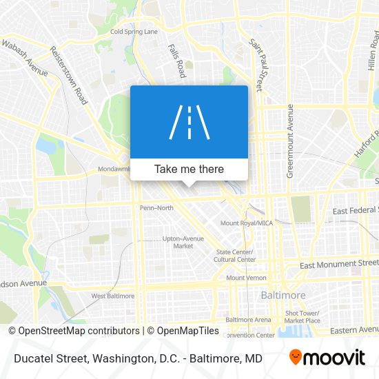 Mapa de Ducatel Street