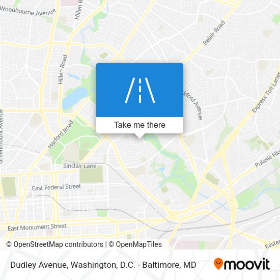 Dudley Avenue map