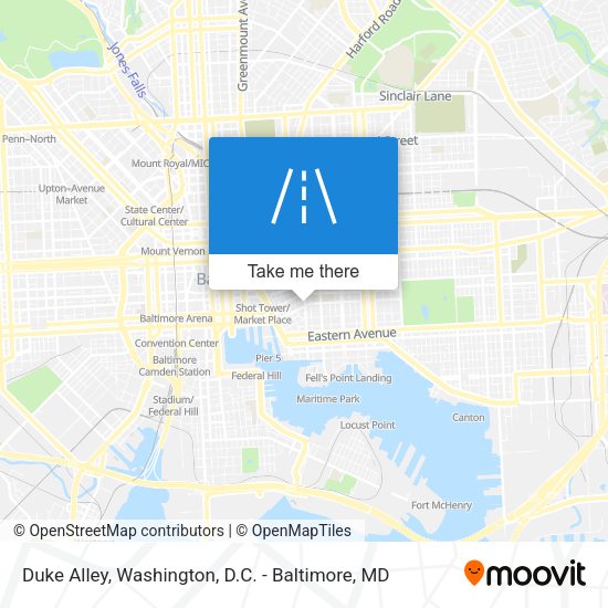 Duke Alley map