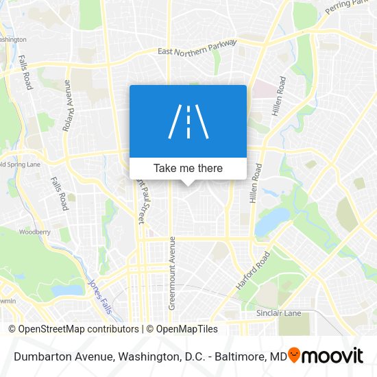 Dumbarton Avenue map
