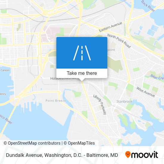 Mapa de Dundalk Avenue