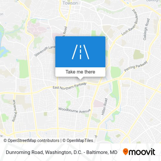Mapa de Dunroming Road