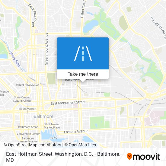 Mapa de East Hoffman Street