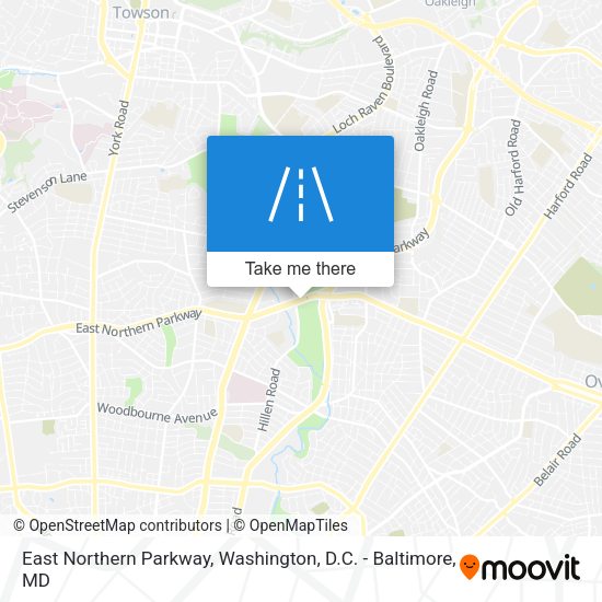 Mapa de East Northern Parkway