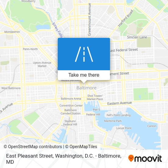 Mapa de East Pleasant Street