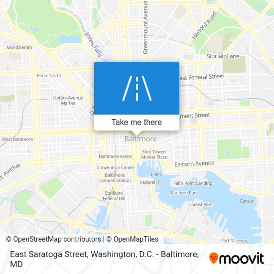 East Saratoga Street map