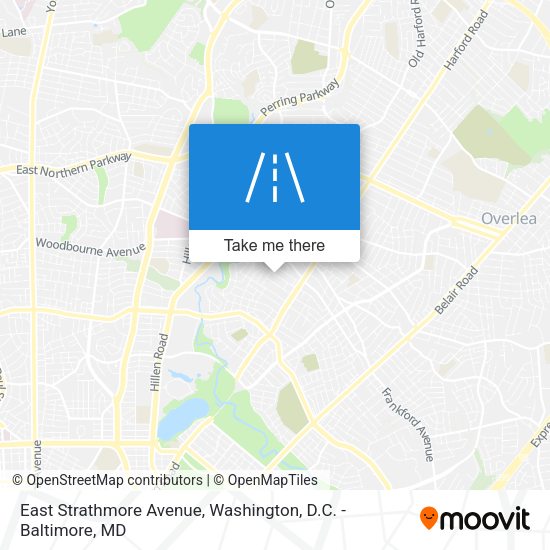 East Strathmore Avenue map