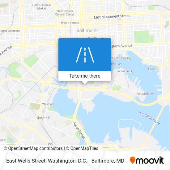 Mapa de East Wells Street