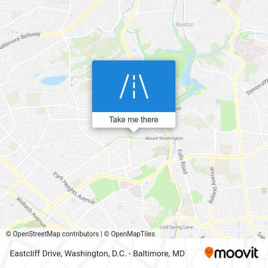Mapa de Eastcliff Drive