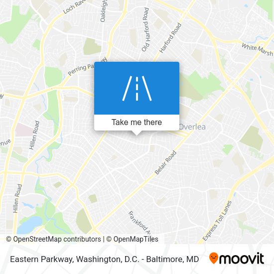 Eastern Parkway map