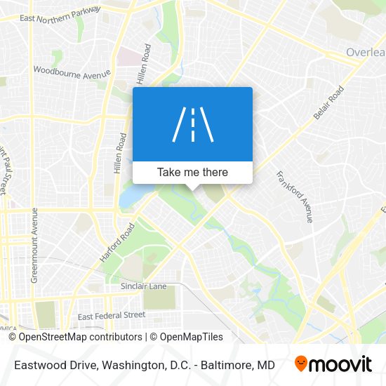 Mapa de Eastwood Drive