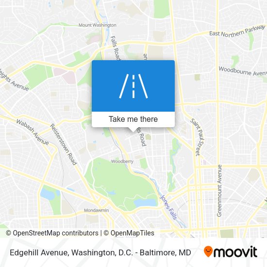 Mapa de Edgehill Avenue