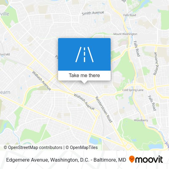 Edgemere Avenue map