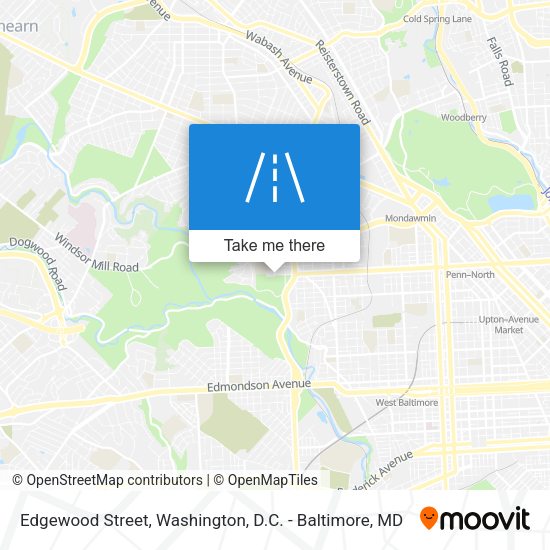 Edgewood Street map