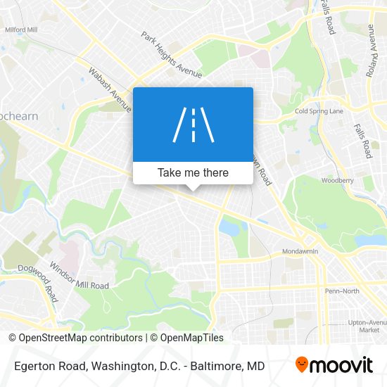 Egerton Road map