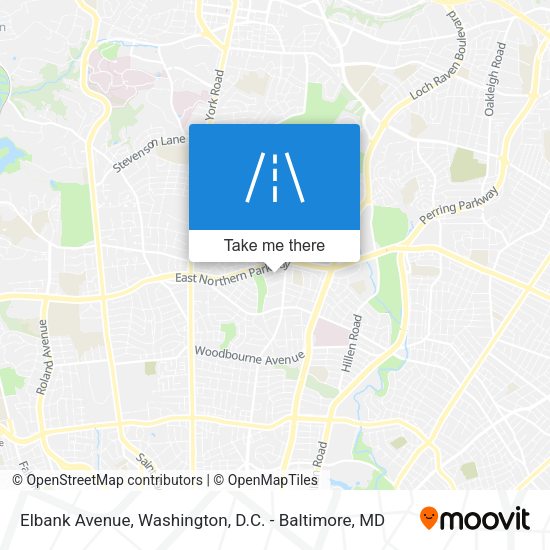 Elbank Avenue map