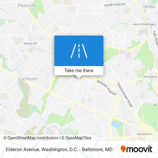 Mapa de Elderon Avenue
