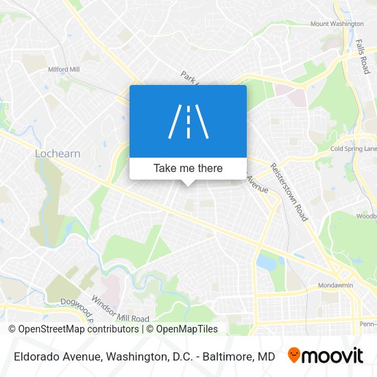 Eldorado Avenue map