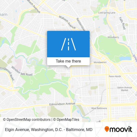 Elgin Avenue map