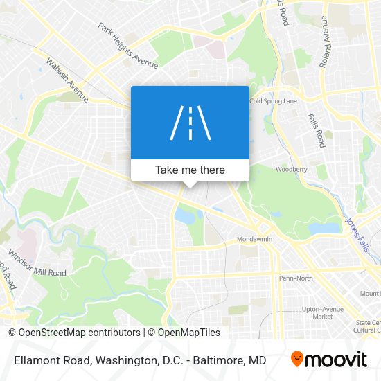 Ellamont Road map