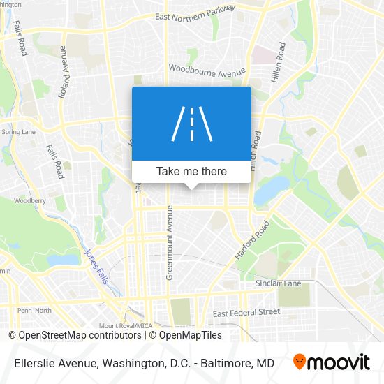 Mapa de Ellerslie Avenue