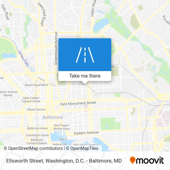 Ellsworth Street map