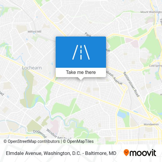 Elmdale Avenue map