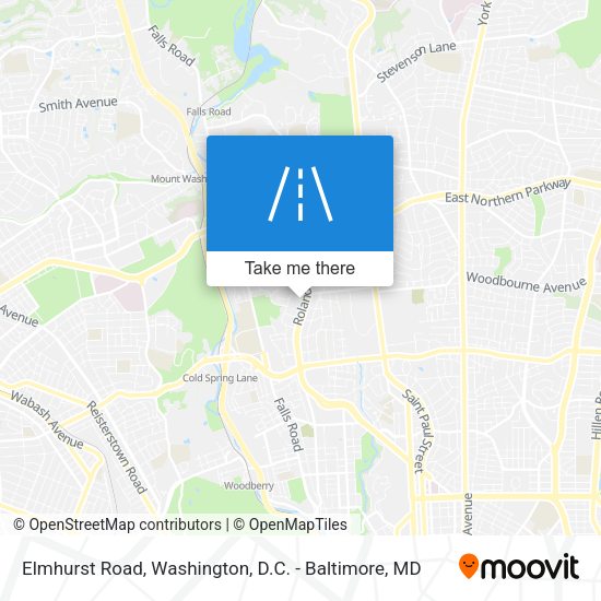 Elmhurst Road map