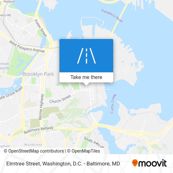 Elmtree Street map