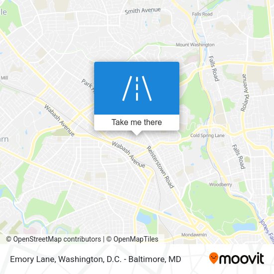 Mapa de Emory Lane