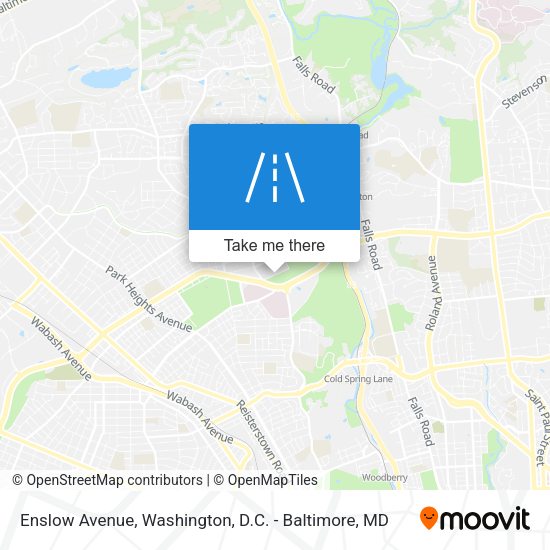 Enslow Avenue map